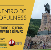 Se realizará un novedoso encuentro de Mindfulness en el Monumento a Güemes