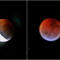 Fotos: así se vio en Cafayate el eclipse de luna