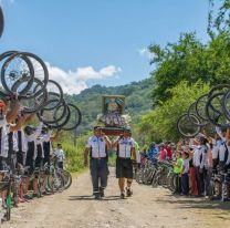 Hoy los bicipolicías de Salta honran a su santa patrona, Maddona de Guisallo