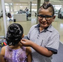 ¡Talento salteño! / Bairon Polanco, el estilista de ocho años que maravilla a todos