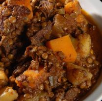 ¡Guiso de lentejas de campo como lo hacía la Abuela!