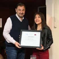 ¡Bien ahí! / El Gobierno otorgó un reconocimiento a Agustina Neri