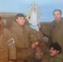 La Virgen que acompañó a los combatientes en Malvinas vuelve al país luego de 37 años