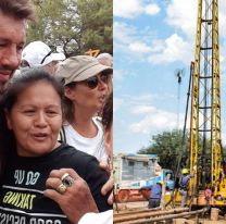 Con la presencia de Tinelli, comenzó la construcción de ocho pozos de agua en Rivadavia