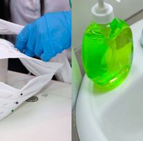 Una fundación fabrica jabón liquido y barbijos en Rosario de la Frontera