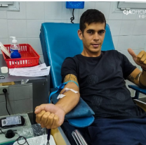 El plantel del club salteño Juventud Antoniana donó sangre
