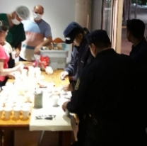 Comerciantes se unieron para ayudar a médicos, policías y bomberos