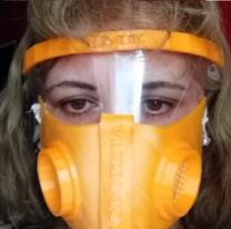 Alumnos de Metán arman máscaras para médicos y enfermeras