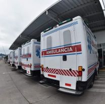 Se entregaron 10 ambulancias al sistema de salud del interior