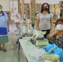 Una cooperativa textil de mujeres y su granito de arena en esta pandemia