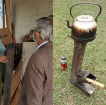 Artesano fabrica hornallas económicas para merenderos y por encargo