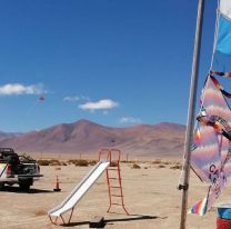 Inauguraron la primera plaza de Salar de Pocitos