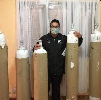 VIDEO | Salteño compró tubos de oxígeno con una colecta solidaria
