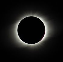 <p>On 2 July 2019, a total solar eclipse passed over ESOs La Silla Observatory in Chile. This image shows the Sun completely covered by the Moon during totality, revealing the solar corona, or the Sun&#8217;s atmosphere. While totality only lasted about 