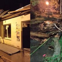 Madrugada de tormenta en Salta: La Viña fue la que más sufrió el temporal