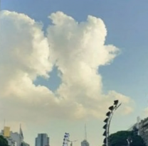 Esta imagen en el cielo se viralizó como una aparición de Maradona