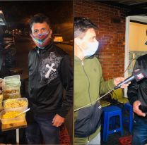 Oscar Belondi sorprendió a todos comiendo en el famoso y popular “Carrito de Juventud”