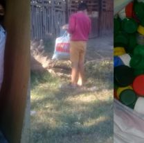 Salteñito junta tapitas para ayudar a niños del Garrahan: lleva más de 5 kilos