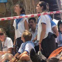 Esteban Bullrich se emocionó junto a los fieles que peregrinaron para pedir por su salud