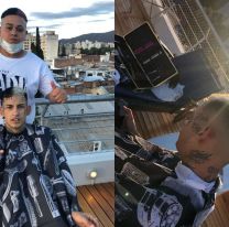 Un salteño de 16 años cumplió su sueño de cortarle el pelo a L-Gante
