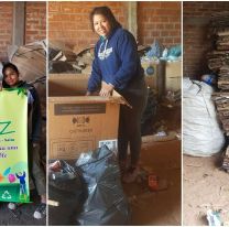 La historia de las Eco-Z, las chicas del tractor que buscan eliminar los microbasurales en Salta