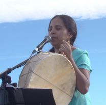 Mariana Carrizo en la &#8220;Fiesta del Cristo&#8221; en La Caldera