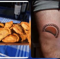 Es de Buenos Aires y se tatuó una empanada salteña: &#8220;Estoy orgulloso de llevarla en mi piel&#8221;