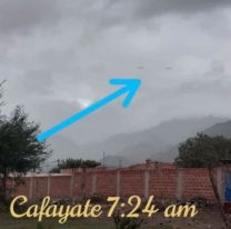 Dos OVNIS asustaron a los vecinos de Cafayate: &#8220;Se ve clarito&#8221;