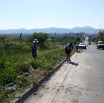 Son ciclistas, amigos y apasionados por la limpieza de la ciudad