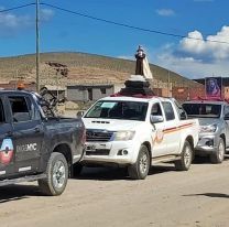 FOTOS | En San Antonio de los Cobres, sacaron a los santos en procesión