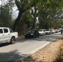 Domingo de intenso calor en Salta: reventó la ruta camino a La Caldera