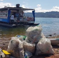 Se realizó una nueva jornada de limpieza en el dique Cabra Corral