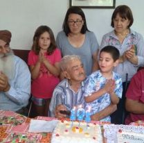 VIDEO | Don Félix Satti cumplió 101 años de vida