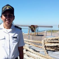 La Armada homenajeó a la salteña Estéfani Mené, una de las primeras mujeres del Escalafón de Mar