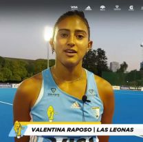 La salteña Valentina Raposo jugará los Juegos Olímpicos con las Leonas