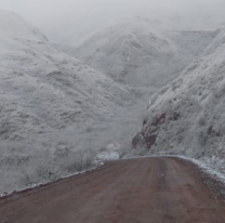 La nieve sorprendió a los salteños en el comienzo de la semana