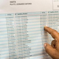 Ya se puede consultar el padrón electoral de Salta