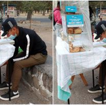 Vende masitas a metros del Materno Infantil para pagarse los estudios