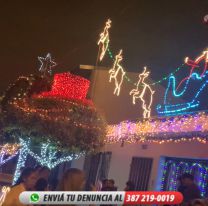 La casa mejor decorada de la Navidad está en este barrio salteño