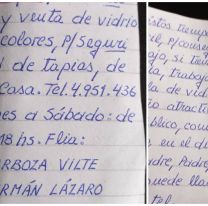 Jubilado salteño hizo su currículum a mano y lo repartió por la ciudad