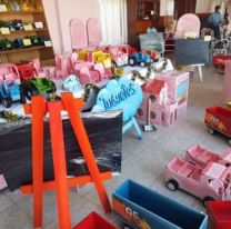 Exposición y venta de juguetes por el "Día del Niño" en el Servicio Penitenciario