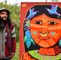 "Walpaq", el artista salteño ganador del Concurso Nacional de Muralismo "Ramón Carrillo"