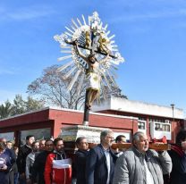 Las imágenes peregrinas del Señor y la Virgen del Milagro visitaron la Casa de Gobierno de Salta