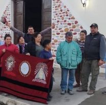 Peregrinos de Metán acondicionaron la iglesia de Piquete de Anta