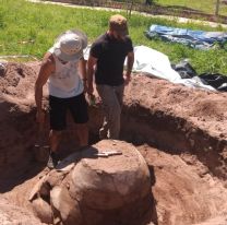 Cavaron un pozo y encontraron una maravilla arqueológica en El Tala