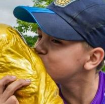 El Sindicato de Ferroviarios premió al joven salteño que emocionó al mundo