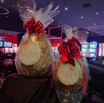 Un huevo de pascuas gigante será sorteado de manera gratuita en Nuevo Casino Alberdi.