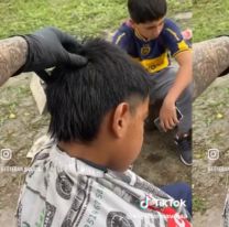  Ojalá haya más gente así: salteño corta el pelo gratis a chicos en la calle