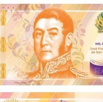 El nuevo billete de $ 1.000 con la imagen de San Martín ya está en circulación