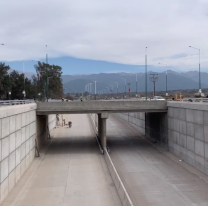 Quedó habilitado el paso bajo nivel en la rotonda de acceso a Grand Bourg